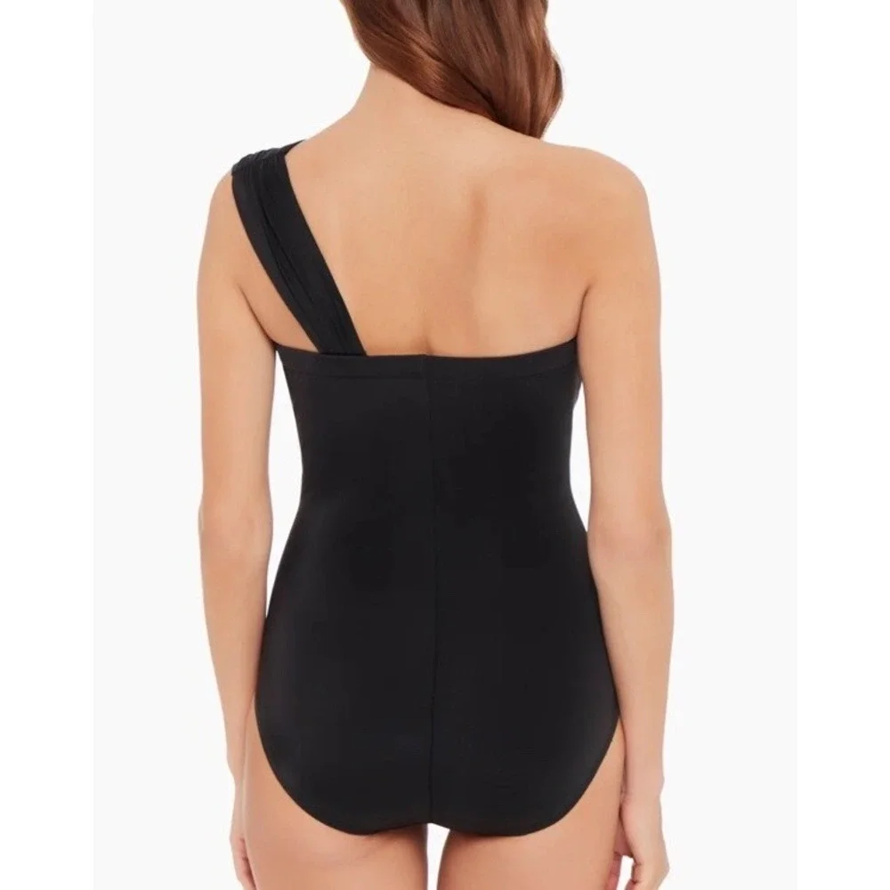 Magicsuit BLACK Solid Goddess Underwire One-Piece Swimsuit, US 16‎